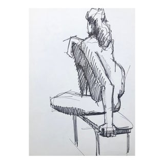 John Reilly Female Nude Drawing For Sale