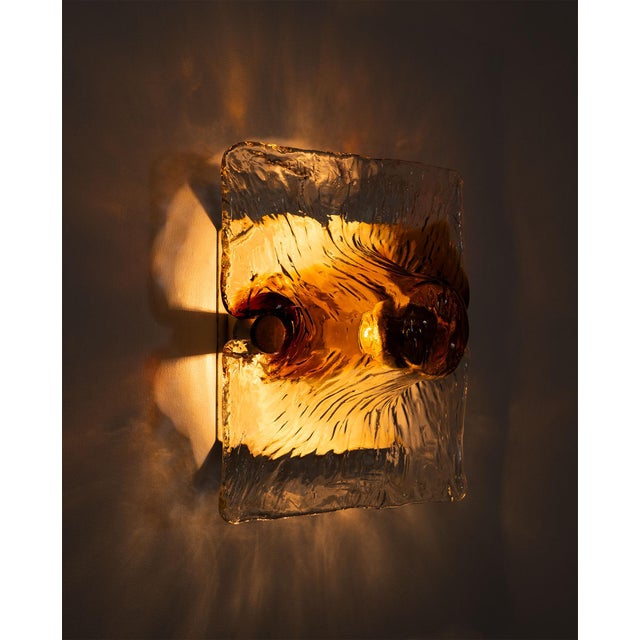 Small Wall Lamp by Toni Zuccheri for Venini, Italy, 1960s For Sale - Image 6 of 13