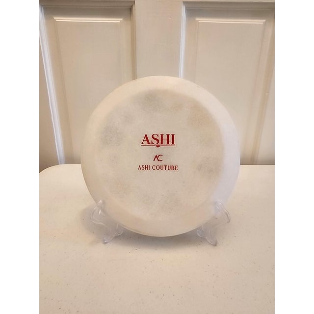 Vintage Pietra Dura White Marble and Semi-Precious Stone Floral Inlay Decorative Plate For Sale In Los Angeles - Image 6 of 9