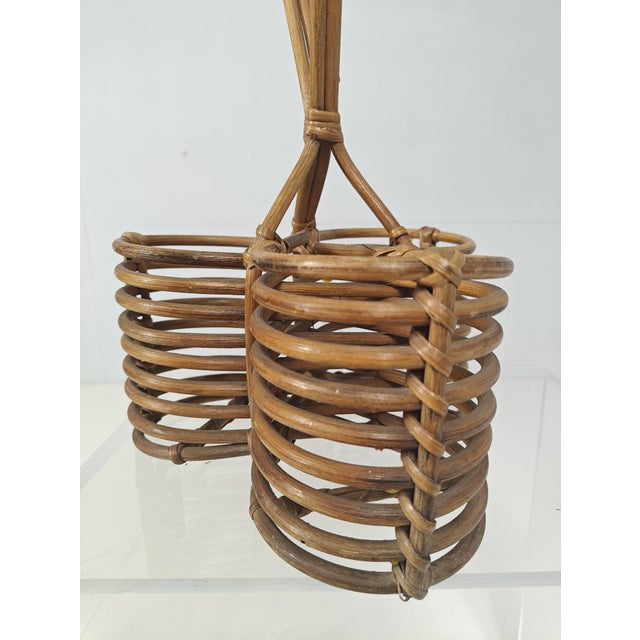 Vintage French Riviera Bottle Rack, 1970s For Sale - Image 8 of 9