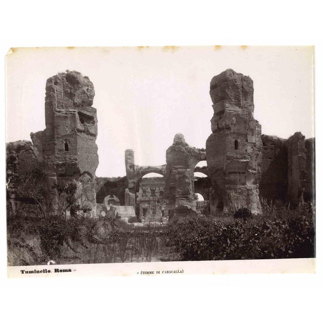 Ludovico Tuminello, Baths of Caracalla, Vintage Photograph, Early 20th Century For Sale