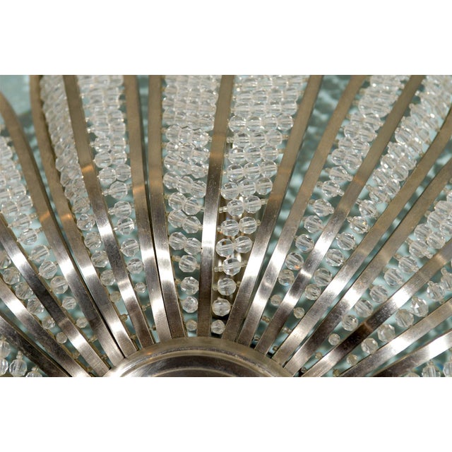 Pair of Mid 20th Century Modern Style Fanned Sconces, Wired For Sale - Image 9 of 9