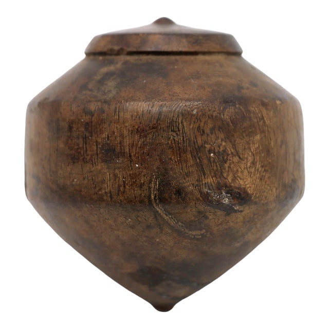 Vintage Spinning Wooden Top For Sale