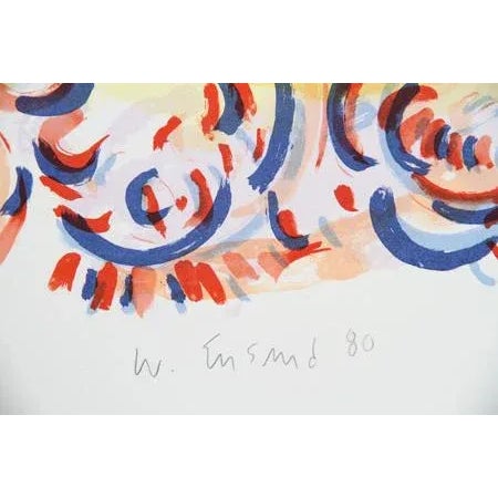 Artist: Wayne Ensrud, American (1934 - ) Title: Sigrid Year: 1980 Medium: Lithograph, signed and numbered in pencil...