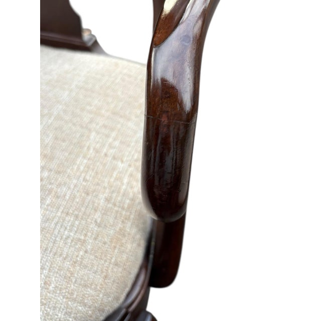 Ethan Allen Cherry Wood Georgian Dining Chairs - A Set of 6 For Sale In New York - Image 6 of 11