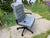 2000 - 2009 Vintage Richard Sapper Knoll Management Grey Leather Office Chairs For Sale - Image 5 of 12