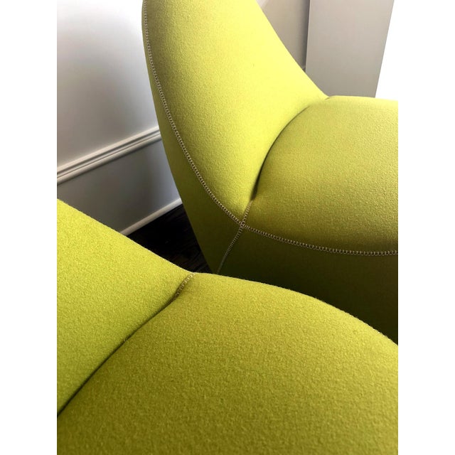 Pair of "Mitt" Lounge Chair by Bernhardt Design For Sale - Image 11 of 12