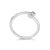 Early 21st Century .925 Sterling Silver 1/5 Cttw Diamond Double Arrowhead Open Ring (I-J Color, I2-I3 Clarity) - Ring Size 9 For Sale - Image 5 of 7