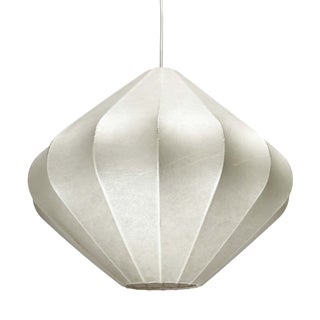 Mid-Century Modern Cocoon Pendant Lamp by Friedel Wauer for Goldkant Leuchten, Germany, 1960s For Sale