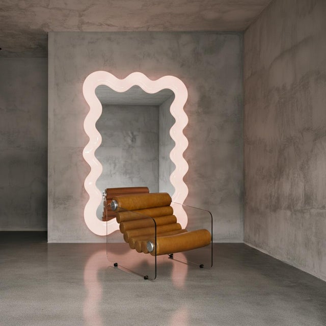 Mid-Century Modern Hyaline Armchair by Fabio Lenci for Comfortline, 1970s For Sale - Image 3 of 11