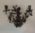 18th Century 18th c. French Paint Decorated Tole Wall Applique Candle Sconce in the Louis XVI Manner For Sale - Image 5 of 11
