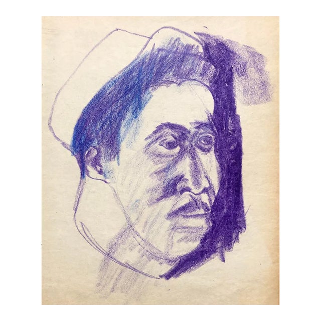 1950s Paul McCarron Male Portrait For Sale