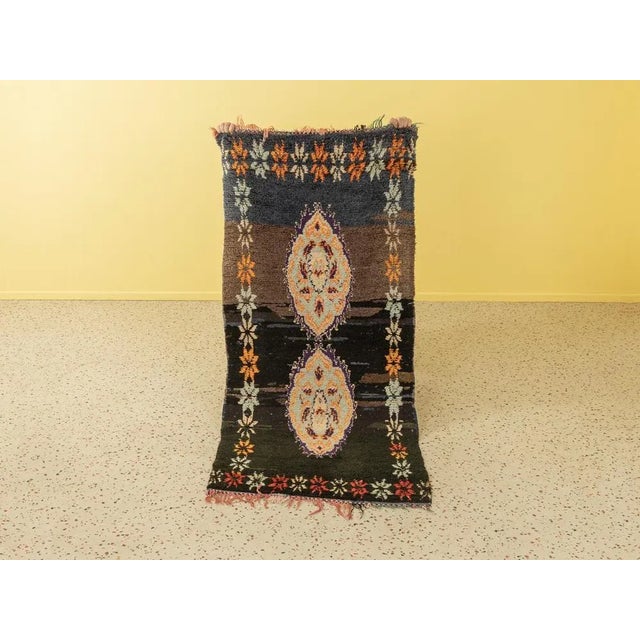 Vintage Azilal Berber Carpet For Sale - Image 9 of 9