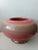Pink 1998 Tom Wallick Signed Pottery Bowl For Sale - Image 8 of 8