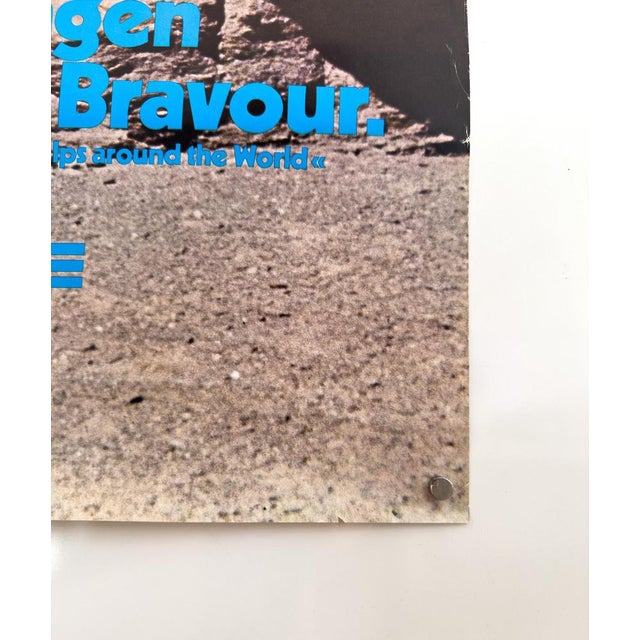 Porsche 924 Around the World in 28 DaysOriginal Porsche Poster, 1977 For Sale - Image 9 of 10