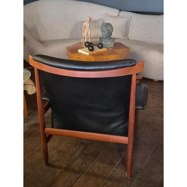 1960s Vintage Scandinavian Bwana Lounge Chair by Finn Juhl for France & Søn, 1960s For Sale - Image 5 of 15