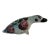 Hand-Painted Tonalá Duck Figurine – Traditional Talavera Mexican Folk Art For Sale
