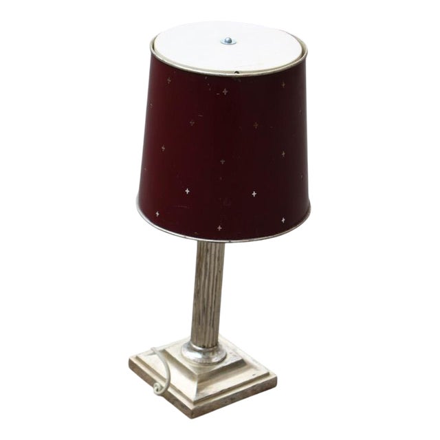 Italian Metal Table Lamp in the style of Arredoluce, 1950s For Sale