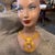 Metal A High Quality Vintage Costume Jewelry Gilded Metal Italian Necklace For Sale - Image 7 of 16