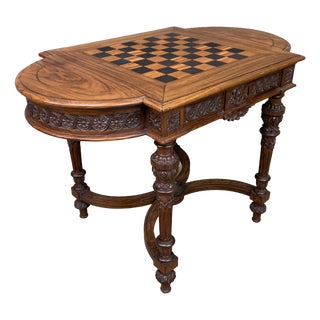Aglo-Indian Rosewood Chess Top Table, 1875 For Sale