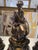 A large and compelling grand palace antique bronze and marble clock set ( guaranteed 150 years old or older all original...