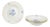 20th Century Deep Porcelain Plates with Floral Motifs by Meissen, Germany, Set of 4 For Sale