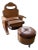 Giancarlo De Astis Attributed Aviation Chair and Ottoman Made From Dc-6 Engine Air Scoop For Sale