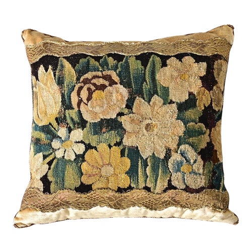 BVIZ Antique Tapestry Fragment Pillow