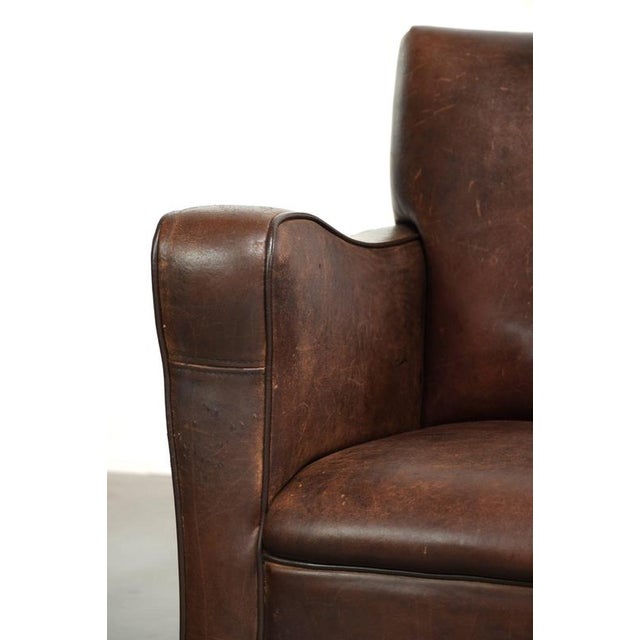 Vintage English Sheepskin Lounge Chairs, Set of 2 For Sale - Image 11 of 14