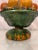 Vintage Majolica Style Fruit Stacked Lidded Bowl / Catchall For Sale In Mobile - Image 6 of 11