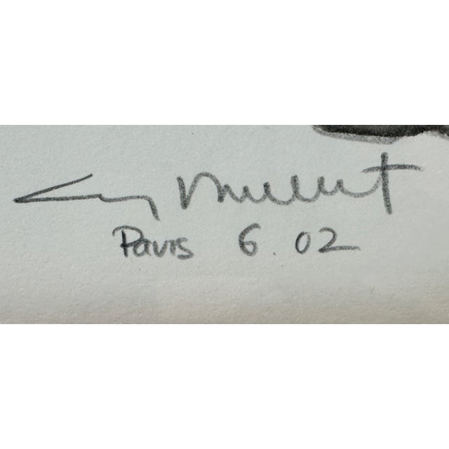 Guy Buffet Original Drawing Titled "So Happy Together" Framed For Sale - Image 9 of 10