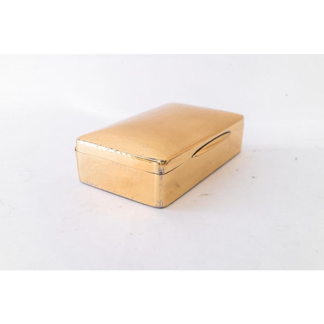 Art Deco Brass Jewelry Box, Vienna, 1920s For Sale - Image 4 of 10