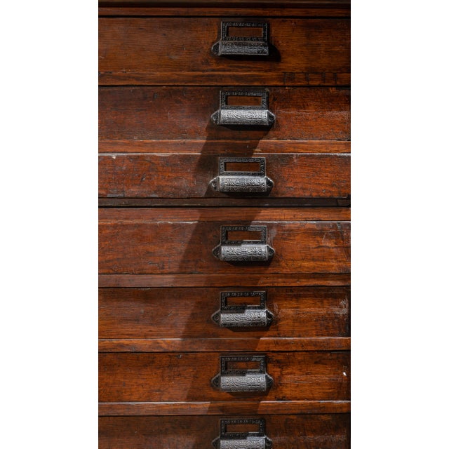 Antique Industrial Wooden Flat File Chairish