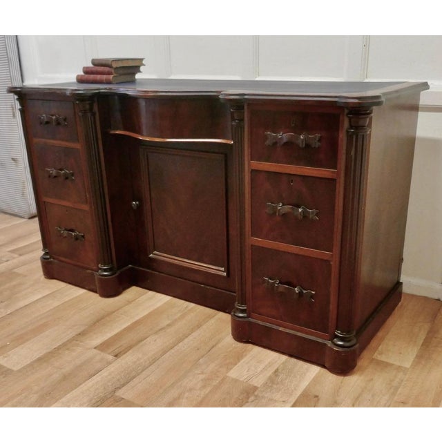 Arts & Crafts Walnut Writing Desk, 1880 For Sale - Image 4 of 11