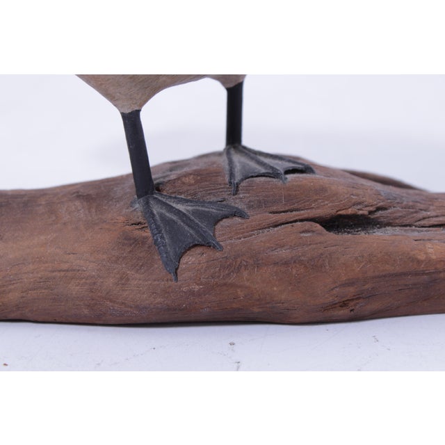 William Porterfield Carved Wood Canadian Goose For Sale - Image 10 of 15