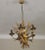 Gold Plated Tole Wheatsheaf Chandelier by Hans Kögl, 1960s For Sale - Image 13 of 13