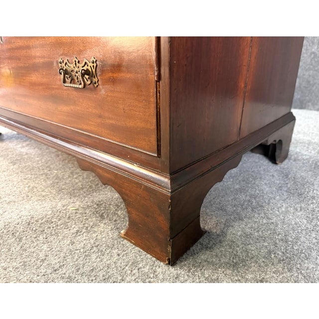 18th Century 5-Drawer Solid Mahogany Chest With Twisted Pulls For Sale - Image 10 of 15