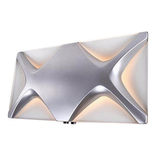 Large Oyster Light Panel by Klaus Link for Staff, 1968 For Sale