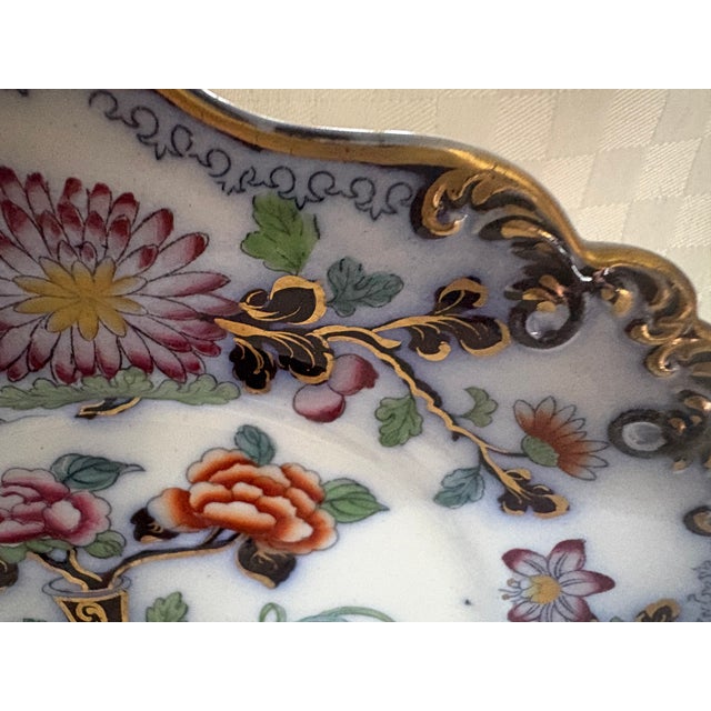 Imari Style English 19th Century Plate For Sale - Image 9 of 14