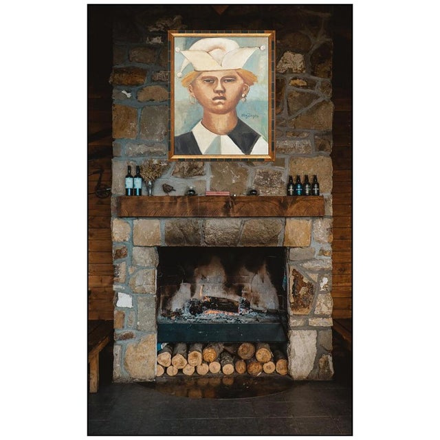 Message us to inquire about custom framing options! (Included for free with every purchase) The artwork here, "Harlequin",...