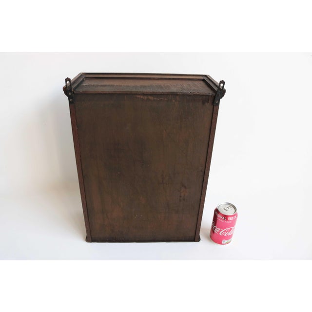 Antique French Neo-Gothic Wall Cabinet in Hand-Carved Wood, 19th Century For Sale - Image 12 of 13