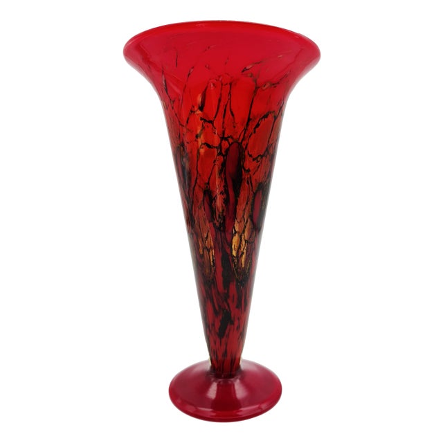 Art Deco German Ikora Vase by Karl Wiedmann for WMF, 1930 For Sale