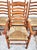 Vintage Ladder Back Rush Seat Dining Chairs Set of 8 For Sale - Image 10 of 18