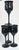 Sleek, fluid black in an intensely opaque black drips down goblets made for drama. The slightly bell topped lips and...
