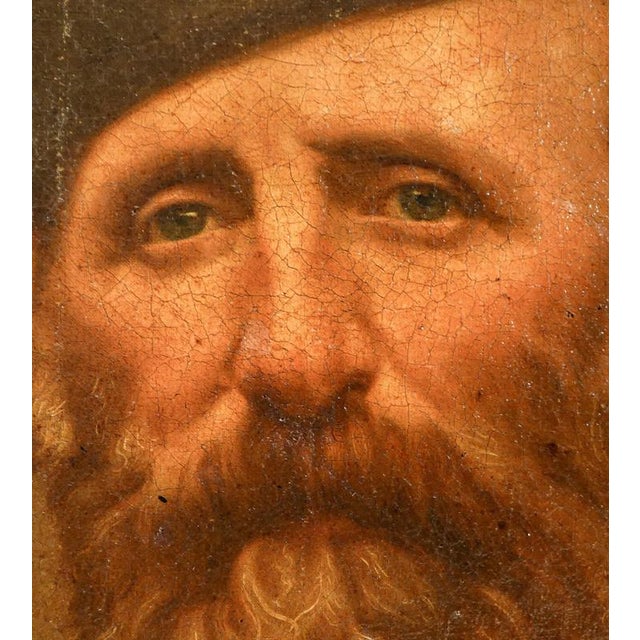 Portrait of Giuseppe Garibaldi, Late 19th Century, Oil on Canvas For Sale - Image 4 of 14
