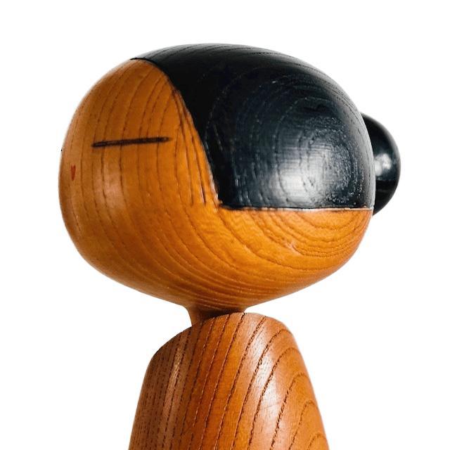 Vintage Japanese Sosaku Kokeshi doll designed by Sato Suigai in the 1960s. Sato Suigai, born in 1920, was a renowned...