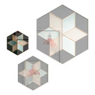 Mosaic 50 Mirror by Alma De Luce For Sale