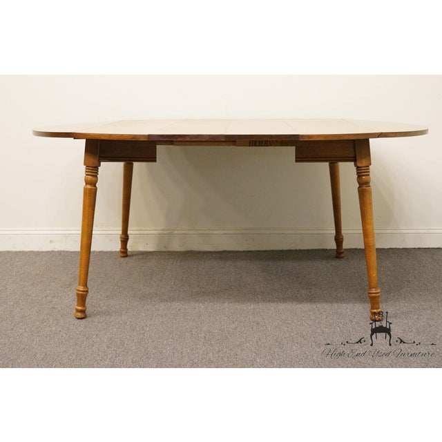 Late 20th Century Vintage Tell City Maple DropLeaf Dining Table Chairish