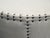 French Country Off White Large Ottoman Bench W Decorative Nails ~ Coffee Table For Sale - Image 12 of 12