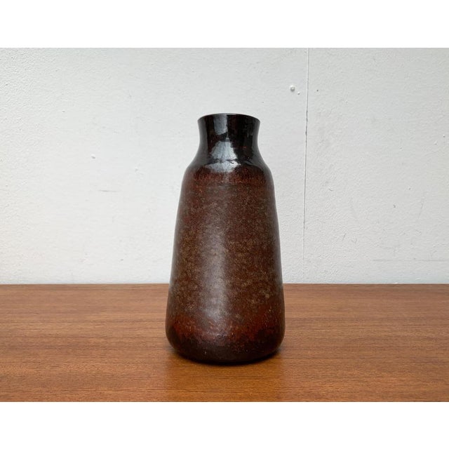 Mid-Century Minimalist Studio Pottery Vase by Elke & Elmar Kubicek, Germany, 1960s For Sale - Image 15 of 15